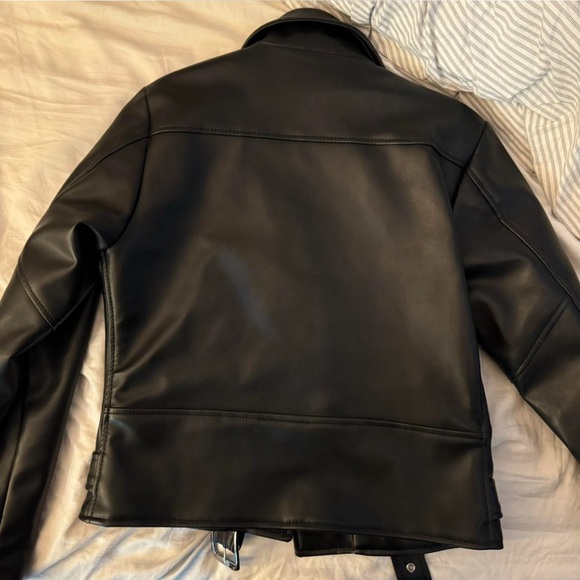 Straight To Hell vegan leather commando jacket - Picture 2 of 8